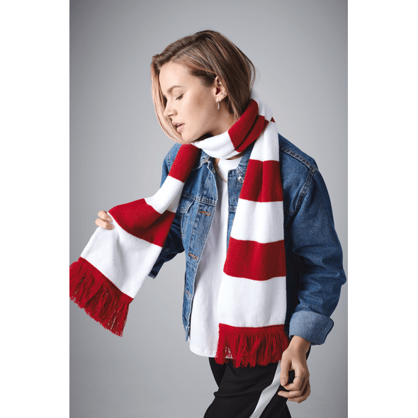 Beechfield | Bufanda de rayas de estadio